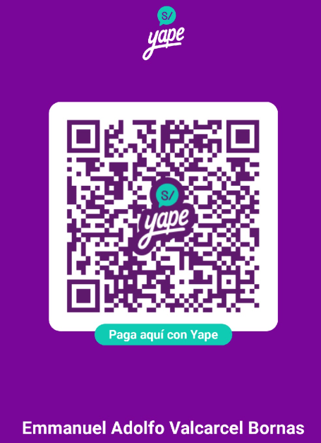 Código QR de Yape de Emmanuel